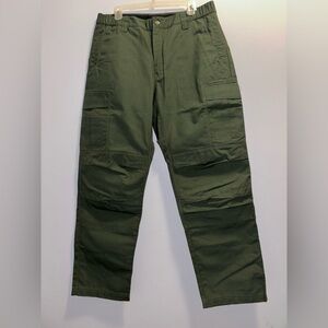 NWOT Vertex Men's Olive Flat Front Workwear Cargo Tactical Grip Waist Multi